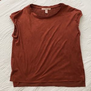suede top